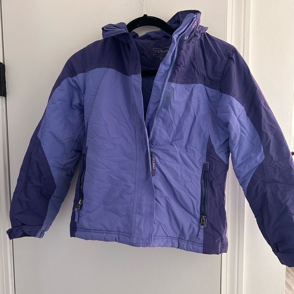 L.L Bean Kids Coat Windbreaker Waterproof Windproof